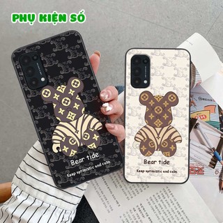 Ốp lưng Oppo Reno5 4G / Reno5 5G / Reno 5 hình gấu bearbrick, smile thời trang, ốp lưng rẻ bền đẹp
