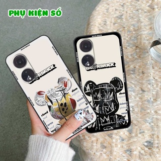 Ốp lưng Oppo Reno8 T / Reno 8T hình gấu bearbrick, smile thời trang, ốp lưng rẻ bền đẹp