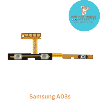 Cáp nguồn cáp volume âm lượng cho Samsung A03s bóc máy