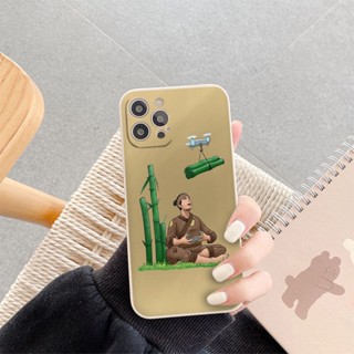 Ốp iphone vuông cây tre trăm đốt thời hiện đại 14 Plus/ 14 Pro/ 13/ 12 Pro Max 6 6s Plus 7 Plus 8 Plus xr xsmax e5497