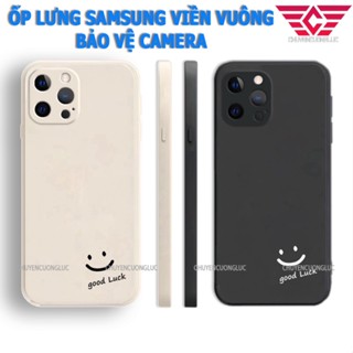 Ốp lưng iPhone 11 / 12 / 13 / 14 / mini  / Pro / Promax / Plus  in hình mặt cười may mắn cạnh vuông và bảo vệ camera