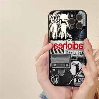 Ốp điện thoại silicon mềm chống rơi in hình Radiohead cho iPhone 11 Pro Max 12 / iPhone X Plus 8 6 11 e2052  e2052