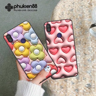 Ốp lưng Xiaomi Redmi Note 7 in hình trái tim gấu hoa vịt thỏ siêu đáng yêu, ốp rẻ đẹp