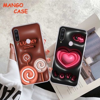Ốp lưng Vsmart Joy 3 / Joy3 hình in 3D gấu nâu cute, trái tim kẹo dễ thương, rẻ bền đẹp