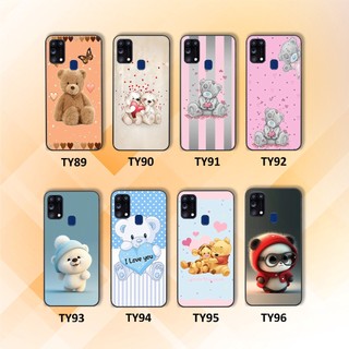 Ốp Samsung M31 in hình gấu cute dễ thương siêu xinh đáng yêu
