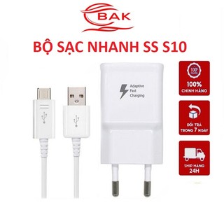 Bộ Sạc Nhanh SS S10 - Sạc Nhanh - Không Nóng Máy, Đơ Lag - Dùng Cho Các Dòng Máy android Chính Hãng BAK