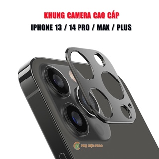 Dán camera Iphone 13 Pro Max /14 Pro Max - Khung nhôm bảo vệ camera Iphone 13 Pro Max chống trầy xước va đập