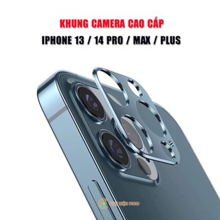 Dán camera Iphone 13 Pro / 14 Pro Max / 14 Plus - Khung nhôm bảo vệ camera Iphone 13 Pro chống trầy xước va đập