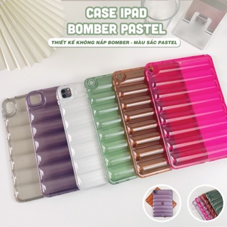 Case iPad Bomber Silicone - Thiết kế không nắp cover, nhẹ, màu sắc pastel trong suốt dành cho Gen 7/8/9 Air4/5 Pro 11