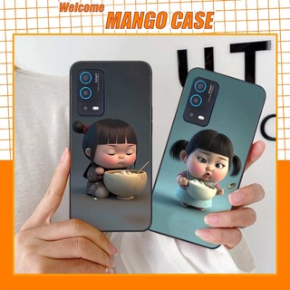 Ốp lưng Oppo A54 / A55 hình cô bé béo, mập xinh, cute đáng yêu