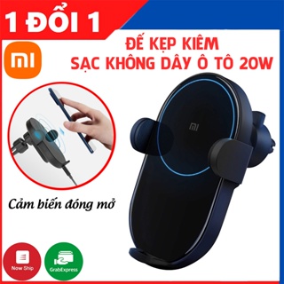 Đế Giữ Điện Thoại Kiêm Sạc Không Dây Ô Tô Xiaomi 20W WCJ02ZM - Đế Sạc Điện Thoại Gắn Xe Hơi Xiaomi Hàng Chính Hãng