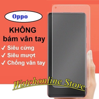 Cường lực chống bám vân tay Oppo A16 A16k A15s A12 A5 / A9 2020 A31 Reno 3 Reno 3 pro A57 2022 F11