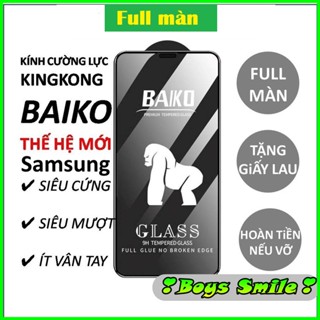 Cường lực Baiko Full màn Samsung A34 A54 A04 A04S A14 A04E bảo vệ màn hình chống trầy xước