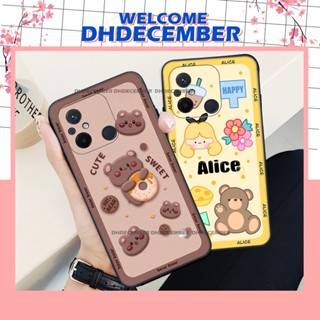 Ốp lưng Xiaomi REDMI 12C in hình 3D gấu mới nhất - sang - chảnh - ĐẸP- BỀN