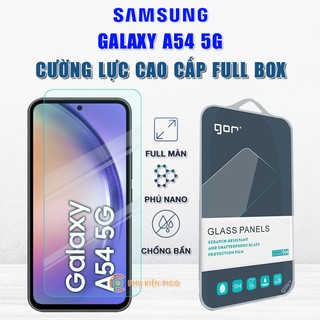 Kính cường lực Samsung A54 5G full màn hình chính hãng Gor phủ nano - Dán màn hình Samsung Galaxy A54 5G
