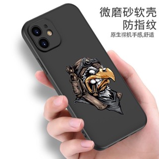 Ốp iphone vuông đại bàng mắt trắng độc lạ 14 Plus/ 14 Pro/ 13/ 12 Pro Max 6 6s Plus 7 Plus 8 Plus xr xsmax q1071