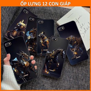 Ốp lưng Xiaomi Redmi 4A / 5A / 6A hình 12 con giáp robot người máy siêu ngầu, rẻ bền đẹp