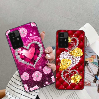 Ốp lưng Xiaomi Redmi 10 hình hoa tâm an vạn sự an, thư pháp ý nghĩa, rẻ bền đẹp