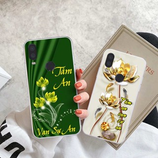 Ốp lưng Vsmart Active 1 / Active 1 Plus / Active 1+ hình hoa tâm an vạn sự an, thư pháp ý nghĩa, rẻ bền đẹp