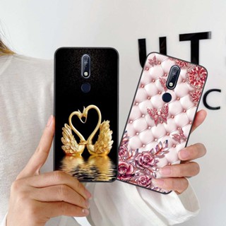 Ốp lưng Nokia 7.1 / 7.1 Plus hình hoa tâm an vạn sự an, thư pháp ý nghĩa, rẻ bền đẹp