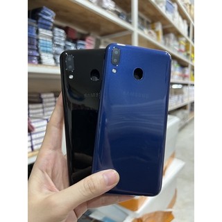 Vỏ bộ Samsung M20 / Vỏ sườn + Khay sim + Kính camera Samsung M20