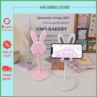 Kẹp - Giá Đỡ Điện Thoại Để Bàn Hình Tai Thỏ Cute Đáng Yêu