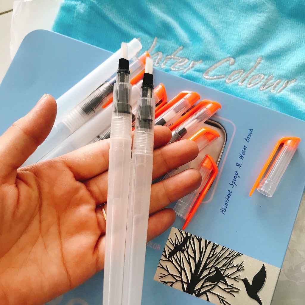 [Chuyên sỉ] Cọ nước, cọ vẽ màu nước waterbrush 180mm