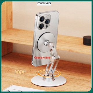 Giá đỡ điện thoại, tablet máy tính bảng năm châm, dạng để bàn gấp gọn xoay 360 độ.
