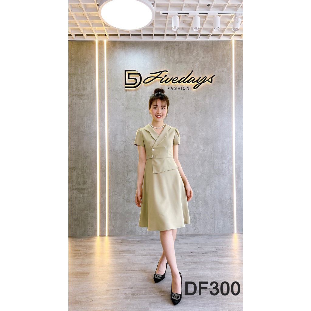 Fivedays - Đầm cổ ve lượn