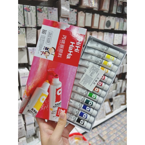 [HANG KIU]Sét Màu Vẽ Bột Bản