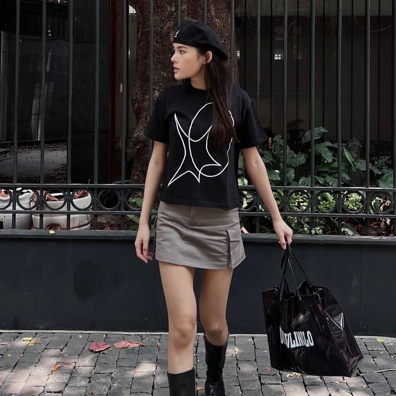 | 𝐀𝐫𝐞 𝐓𝐞𝐞 𝐁𝐚𝐛𝐲 | Áo boxy baby Tee. ( HÀNG CÓ SẲN )
