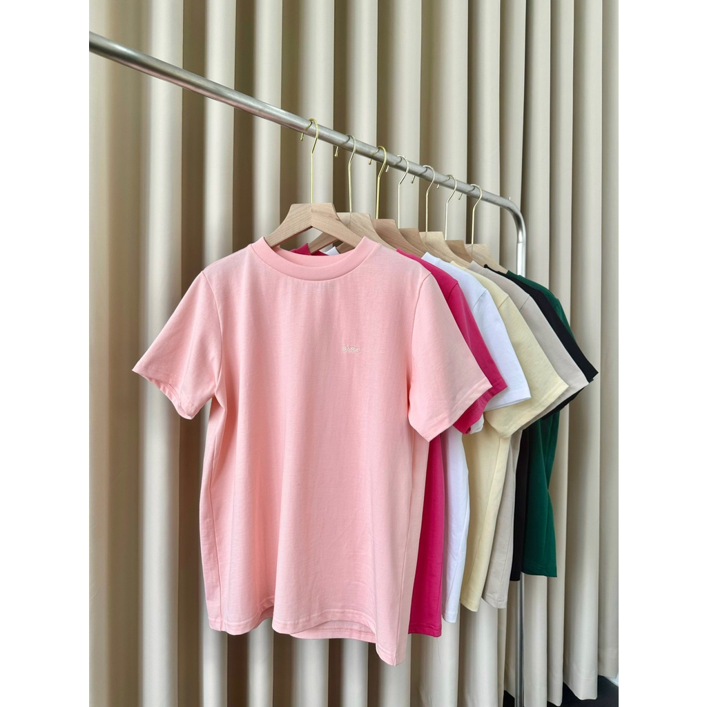 KIDO - Áo thun trơn thêu BASIC TEE
