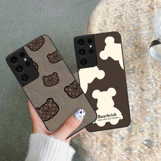 Ốp Samsung S21 Ultra hình gấu bear yummy, bearbrick kaws thời trang hot hit cute rẻ đẹp