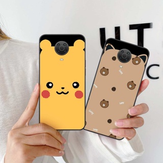 Ốp lưng Nokia G20 hình tai gấu bear, pikachu, dấu dâu, shin đáng yêu siêu cute