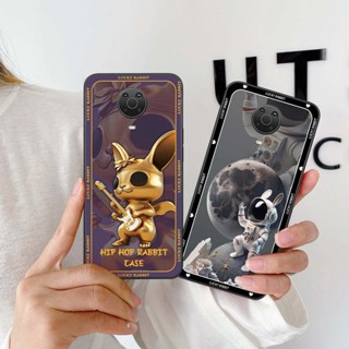 Ốp lưng Nokia G20 hình thỏ trắng vàng 3D, gấu nâu, vũ trụ siêu cấp, rẻ bền đẹp