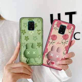 Ốp lưng Xiaomi Redmi Note 9 / Note9s / Note 9 Pro hình thỏ hoa cute, hiệu ứng 3D, ốp lưng thời trang giá rẻ