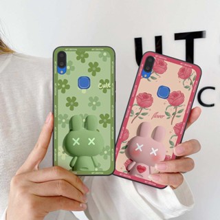 Ốp lưng Vivo V11 / V11i hình thỏ hoa cute, hiệu ứng 3D, ốp lưng thời trang giá rẻ