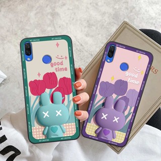 Ốp lưng Huawei Nova 3 / Nova 3i hình thỏ hoa cute, hiệu ứng 3D, ốp lưng thời trang giá rẻ