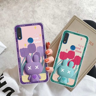 Ốp lưng Vsmart Star 3 / Star 4 / Star3 / Star4 hình thỏ hoa cute, hiệu ứng 3D, ốp lưng thời trang giá rẻ