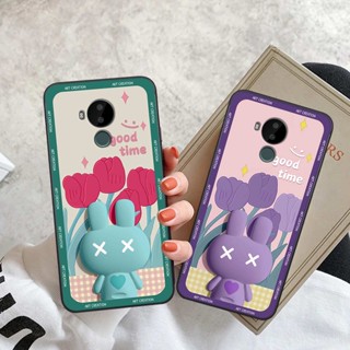 Ốp lưng Nokia C30 hình thỏ hoa cute, hiệu ứng 3D, ốp lưng thời trang giá rẻ