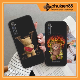 Ốp lưng Realme 6 / 6 Pro gấu bear LV thời trang, ốp TPU silicon dẻo rẻ đẹp