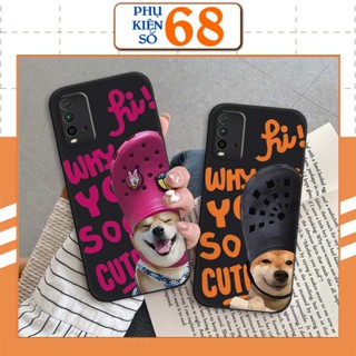 Ốp lưng Xiaomi Redmi 9T ngộ nghĩnh chú chó cặp đôi dễ thương, ốp silicon TPU dẻo rẻ đẹp