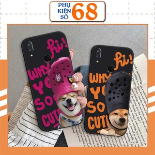 Ốp lưng Vivo V11 / V11i / V11Pro ngộ nghĩnh chú chó cặp đôi dễ thương, ốp silicon TPU dẻo rẻ đẹp