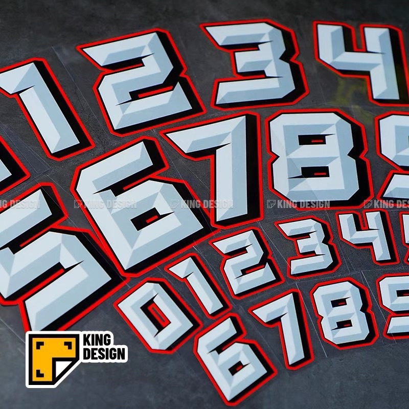 Tem Logo Sticker Số thứ tự