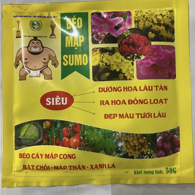 Phân Đạm Béo Mập SUMO, Béo Cây Mập Cọng