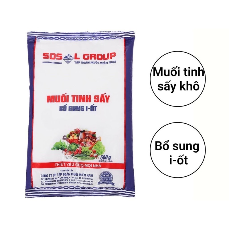 Muối iốt 500g
