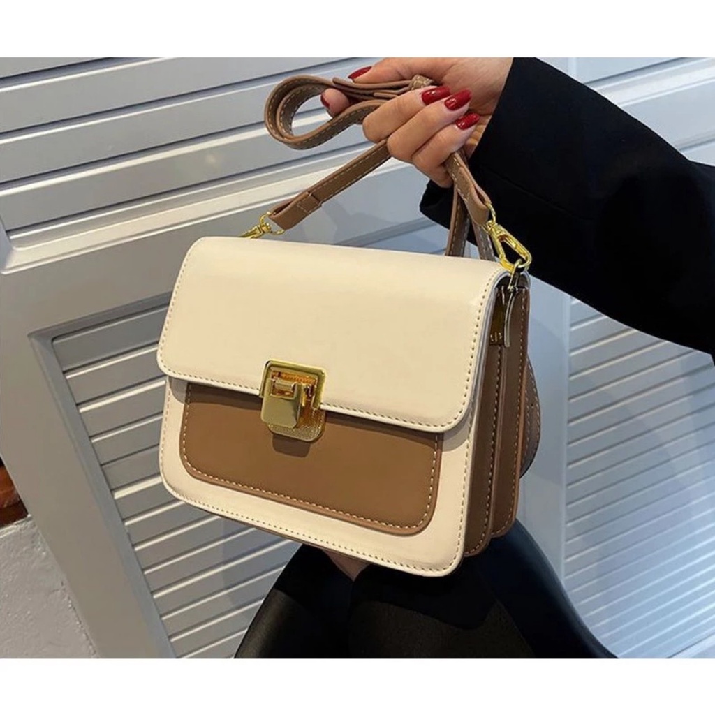 Túi Xách Nữ đeo chéo đeo vai chất da mềm bản to hót hít V249