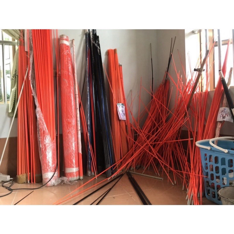 thuỷ tinh dài 1m - 1,4m , 1,5m, 1,8m - dày 6 - 7 - 8 & 9li - làm diều sáo - cần câu cá GIÁ RẺ NHẤT THỊ TRƯỜNG