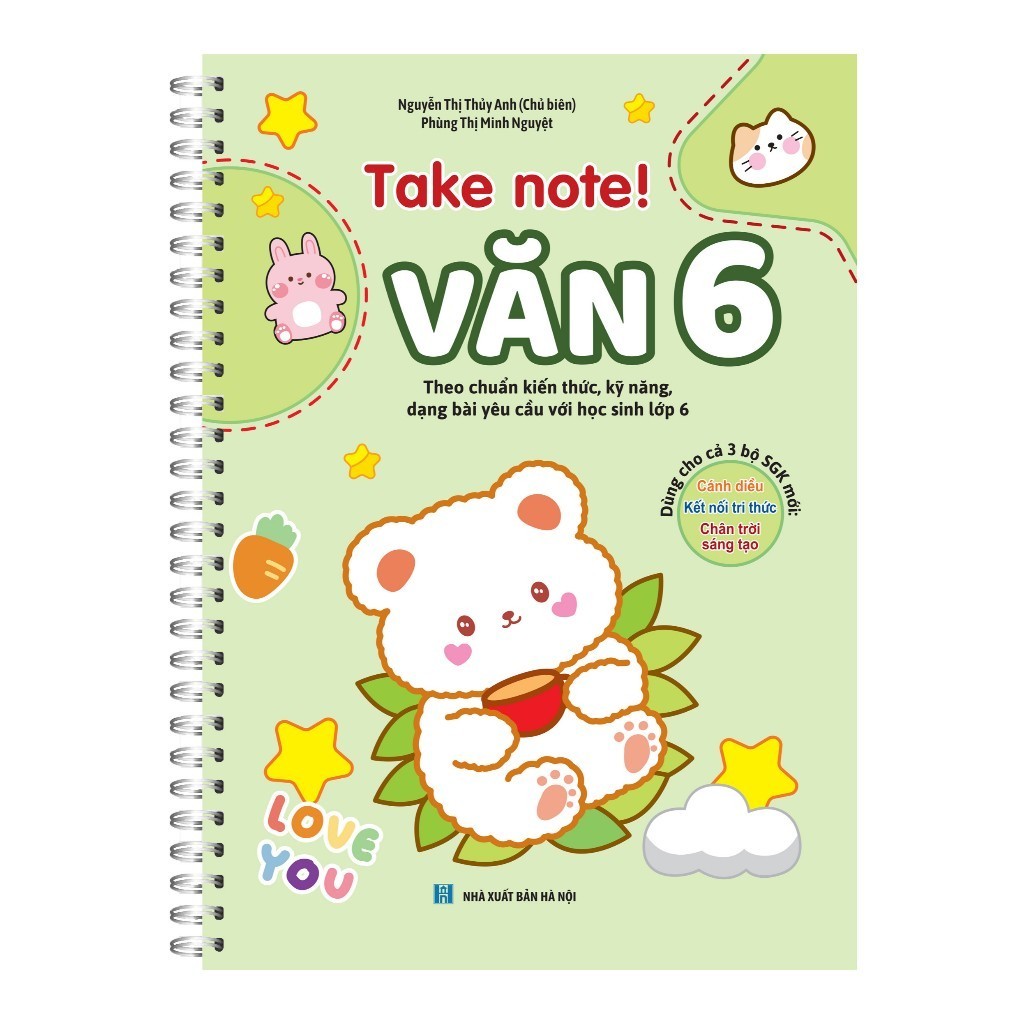 sách - TAKE NOTE! Văn 6 (CÓ lò xo)