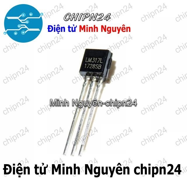 [3 con] (DIP) IC LM317 TO-92 (LM317LZ) (IC Nguồn Điều chỉnh điện áp tuyến tính)